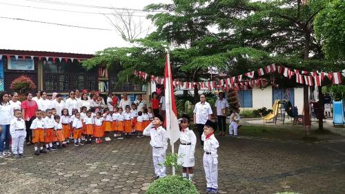 Perayaan HUT RI ke-77 bersama PAUD Mekar Bangsa